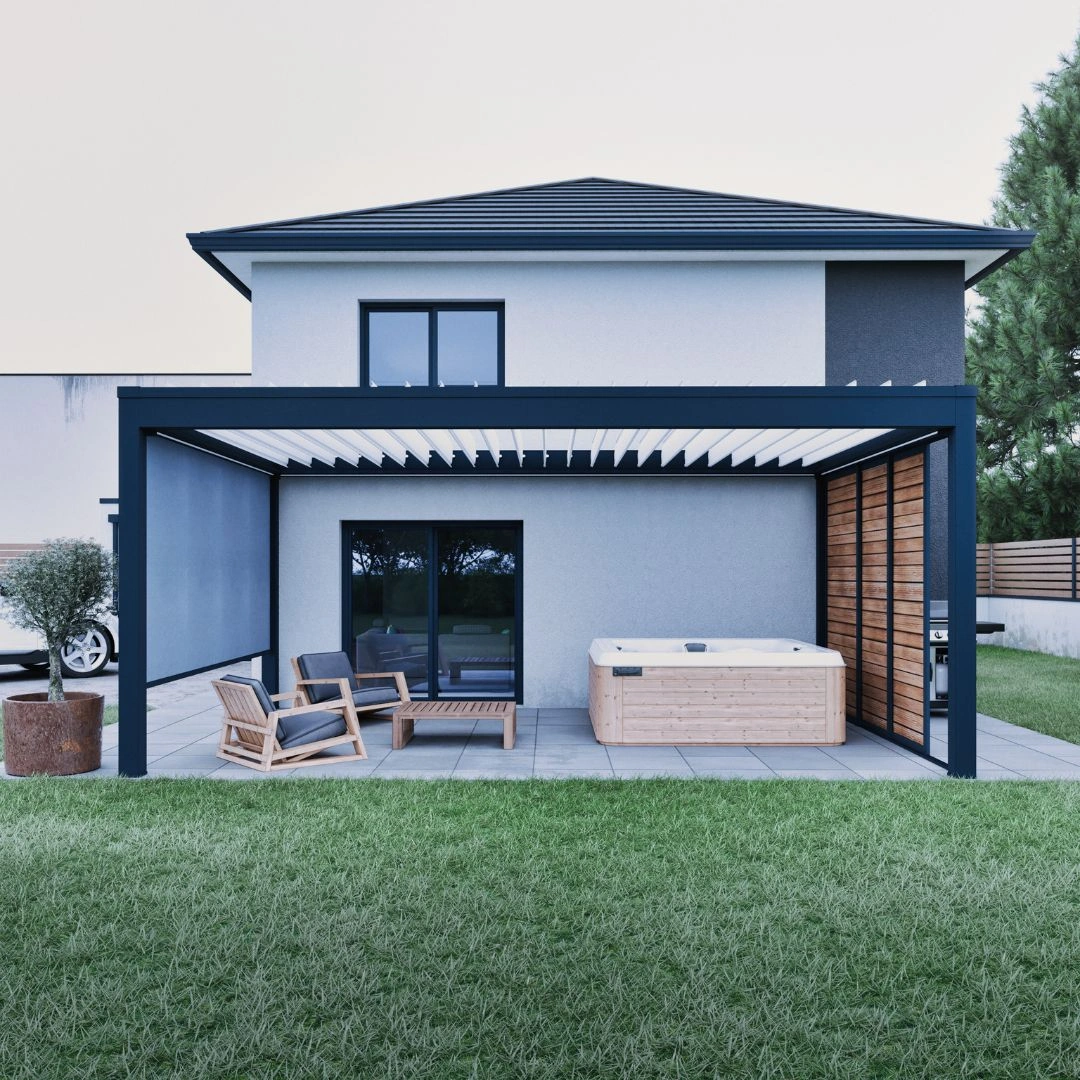 Pergola et piscine